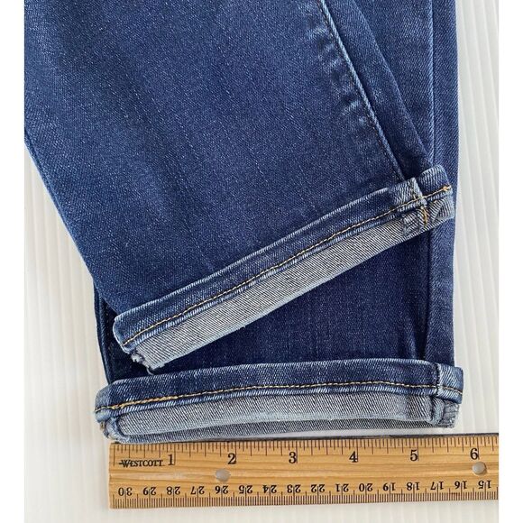 Levis Mid Rise Skinny Cropped Jeans Dark Wash Women’s Size 8 (Fit 29"x25") - Picture 10 of 13